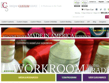Tablet Screenshot of designercustomsource.com